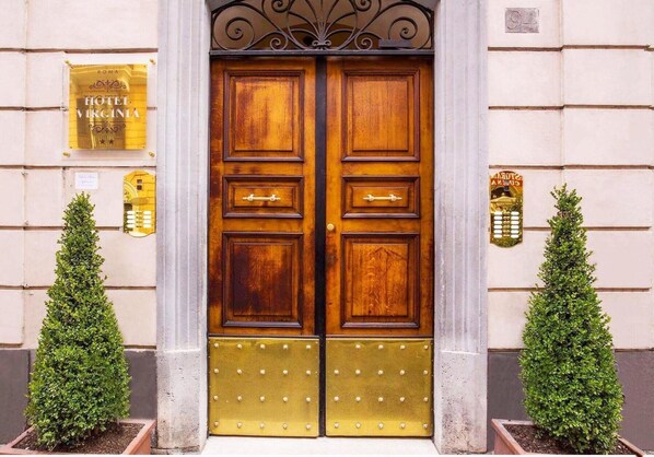 Entrada de la propiedad