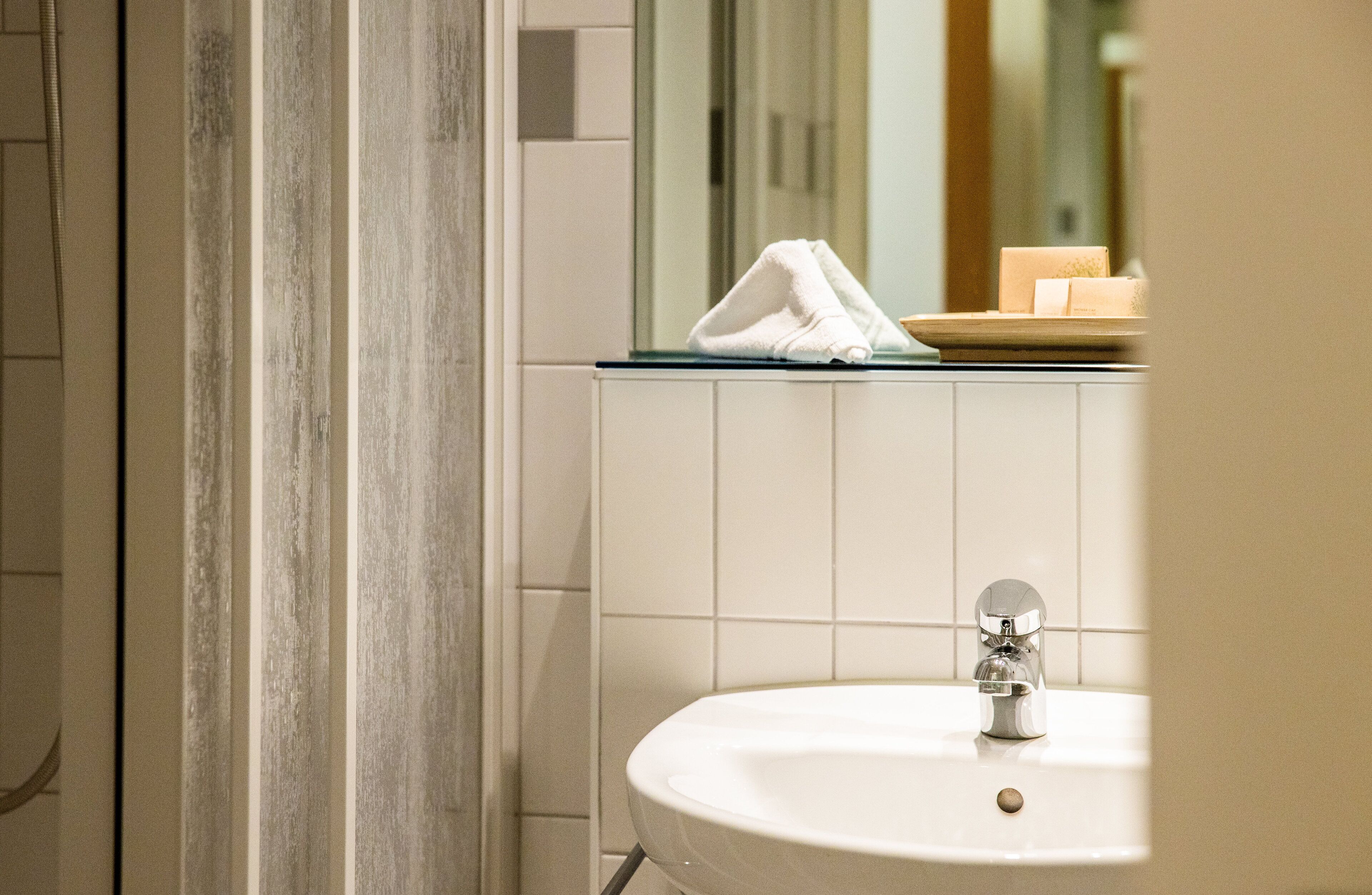 免費盥洗用品、吹風機、毛巾