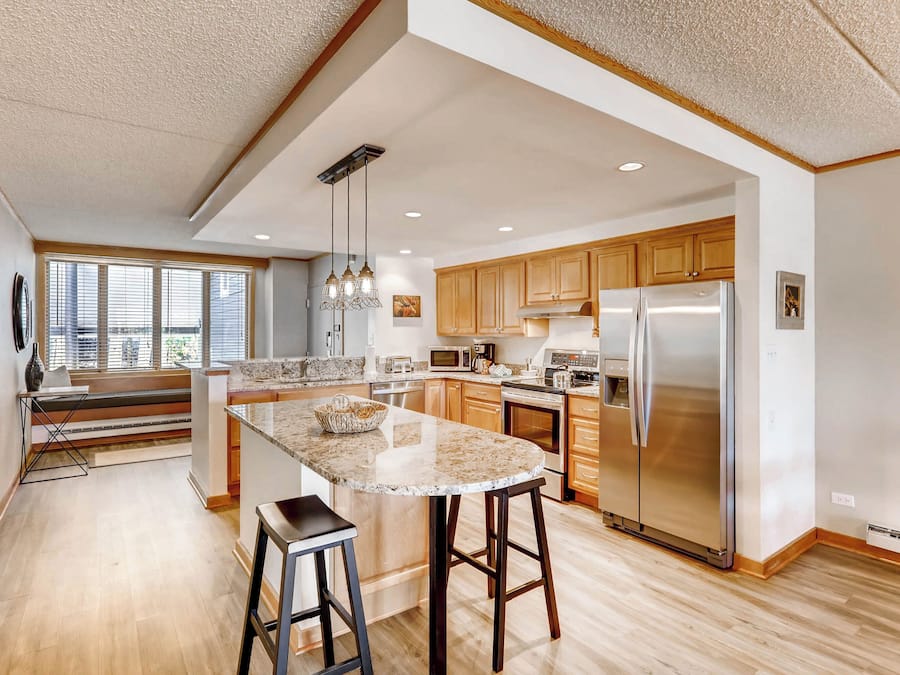 Fridge, microwave, coffee/tea maker