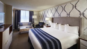 Pillowtop beds, blackout drapes, iron/ironing board, WiFi