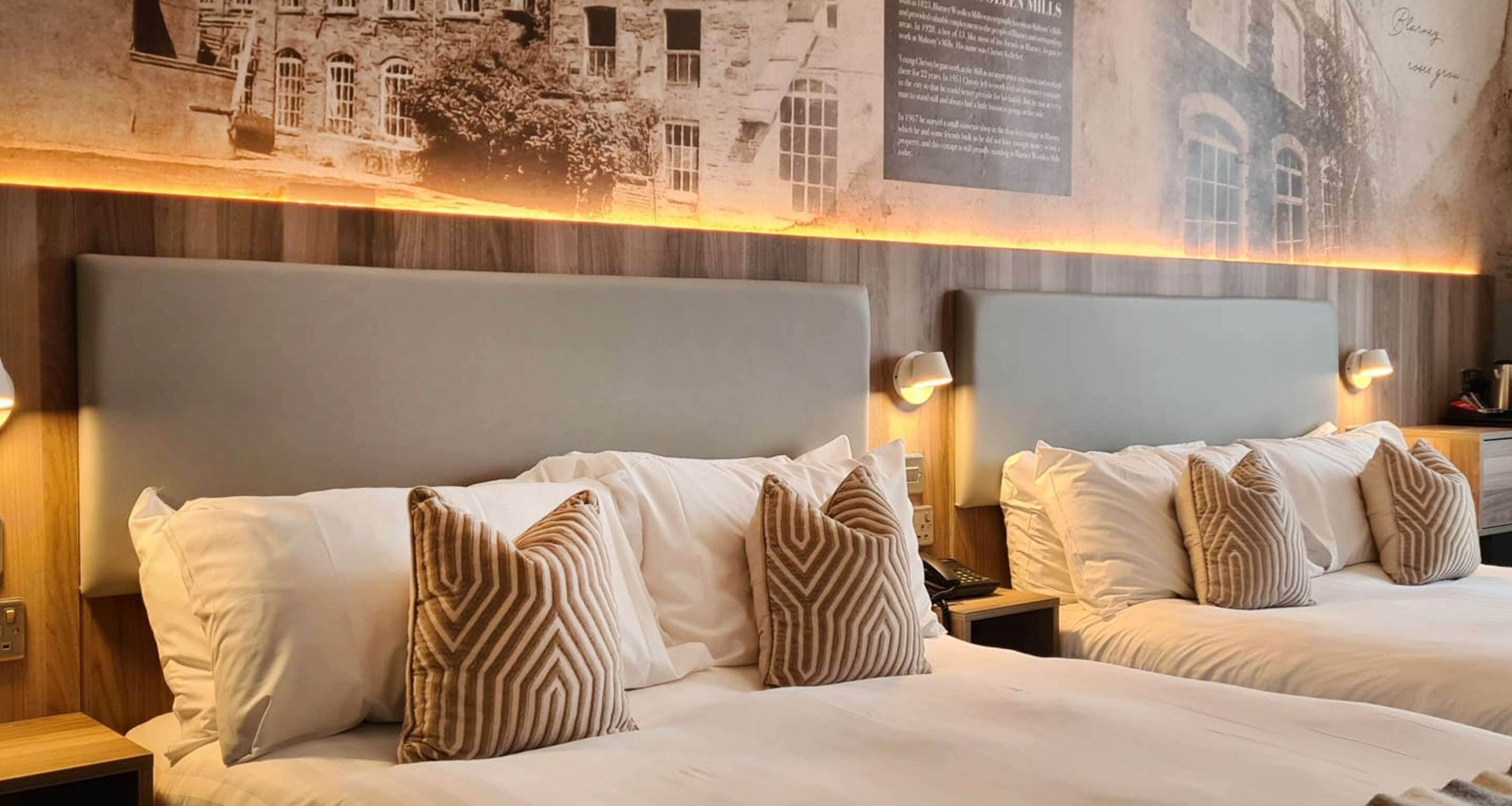 classic room, 2 double beds, non smoking | down duvets, tempur-pedic beds, in-room safe, desk