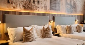 Classic Room, 2 Double Beds, Non Smoking | Down comforters, Tempur-Pedic beds, in-room safe, desk - Blarney Woollen Mills Hotel, BW Signature Collection (Blarney)