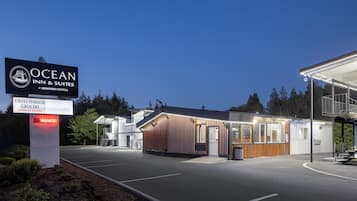 Façana frontal de l'allotjament