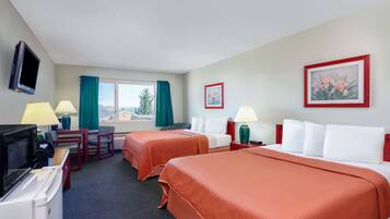 Standard Room, 2 Queen Beds | Desk, iron/ironing board, free WiFi, bed sheets