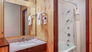 Hair dryer, towels