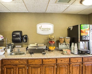 Free buffet breakfast