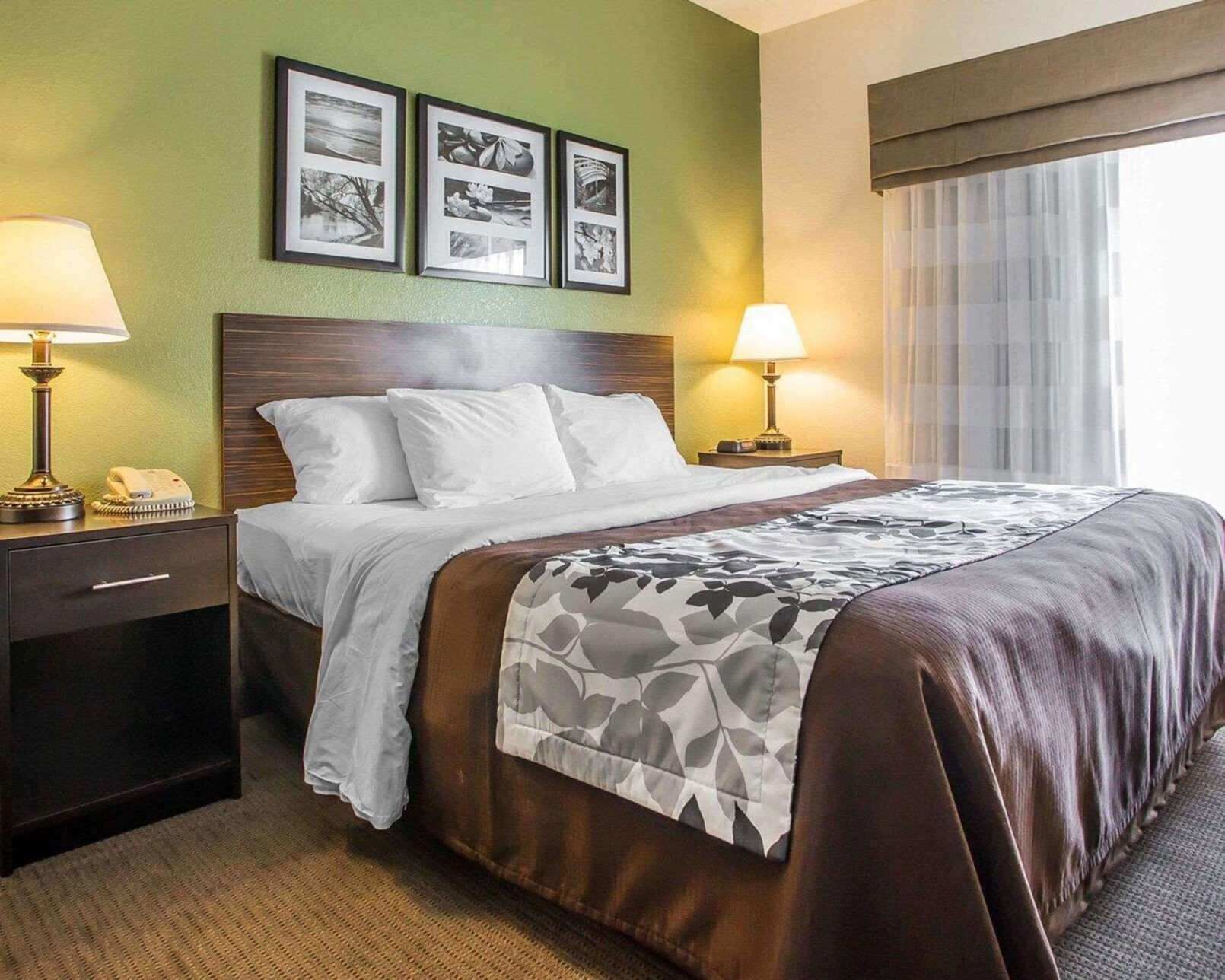 Desk, blackout drapes, iron/ironing board, free WiFi