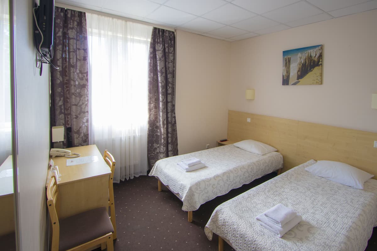 twin room | in-room safe, desk, iron/ironing board, free wifi