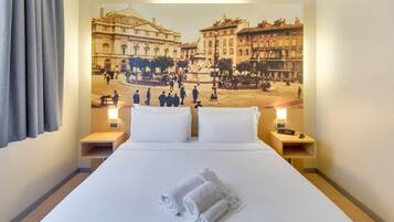 Premium bedding, minibar, in-room safe, desk