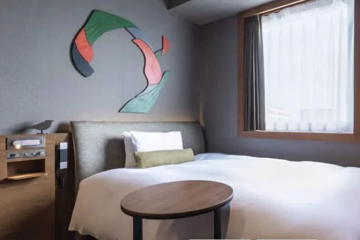 1 bedroom, desk, blackout drapes, iron/ironing board
