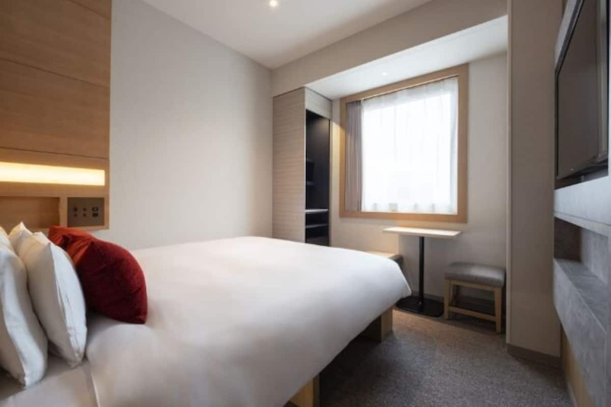 1 bedroom, desk, blackout drapes, iron/ironing board