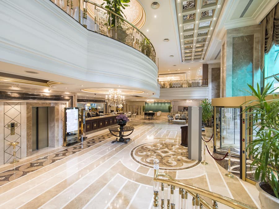 Quiosque de check-in/check-out