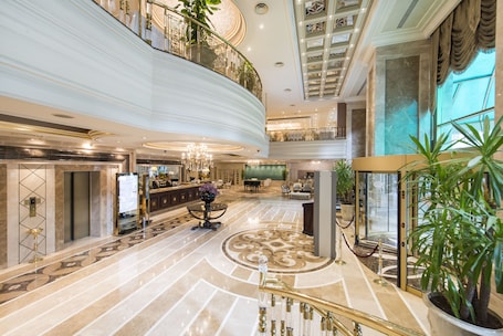 Check-in/check-out kiosk. Elite World Istanbul Taksim