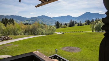 Chambre Double Panoramique, 2 lits une place, balcon, vue montagne
