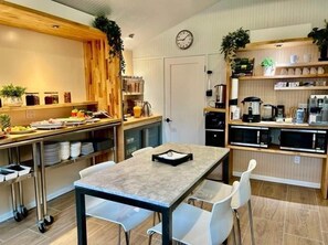 Kontinental frokost er inkludert hver dag