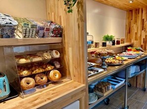 Gratis kontinental morgenmad hver dag