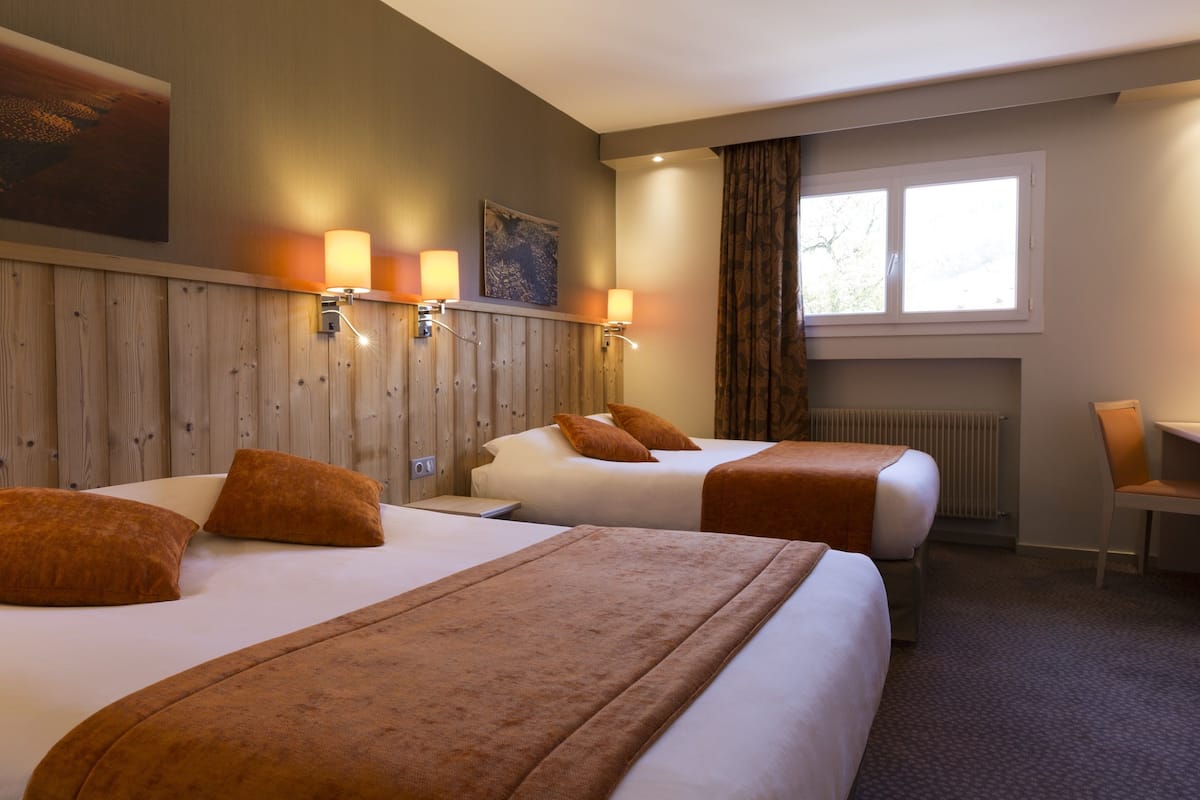 family quadruple room | in-room safe, desk, blackout curtains, soundproofing