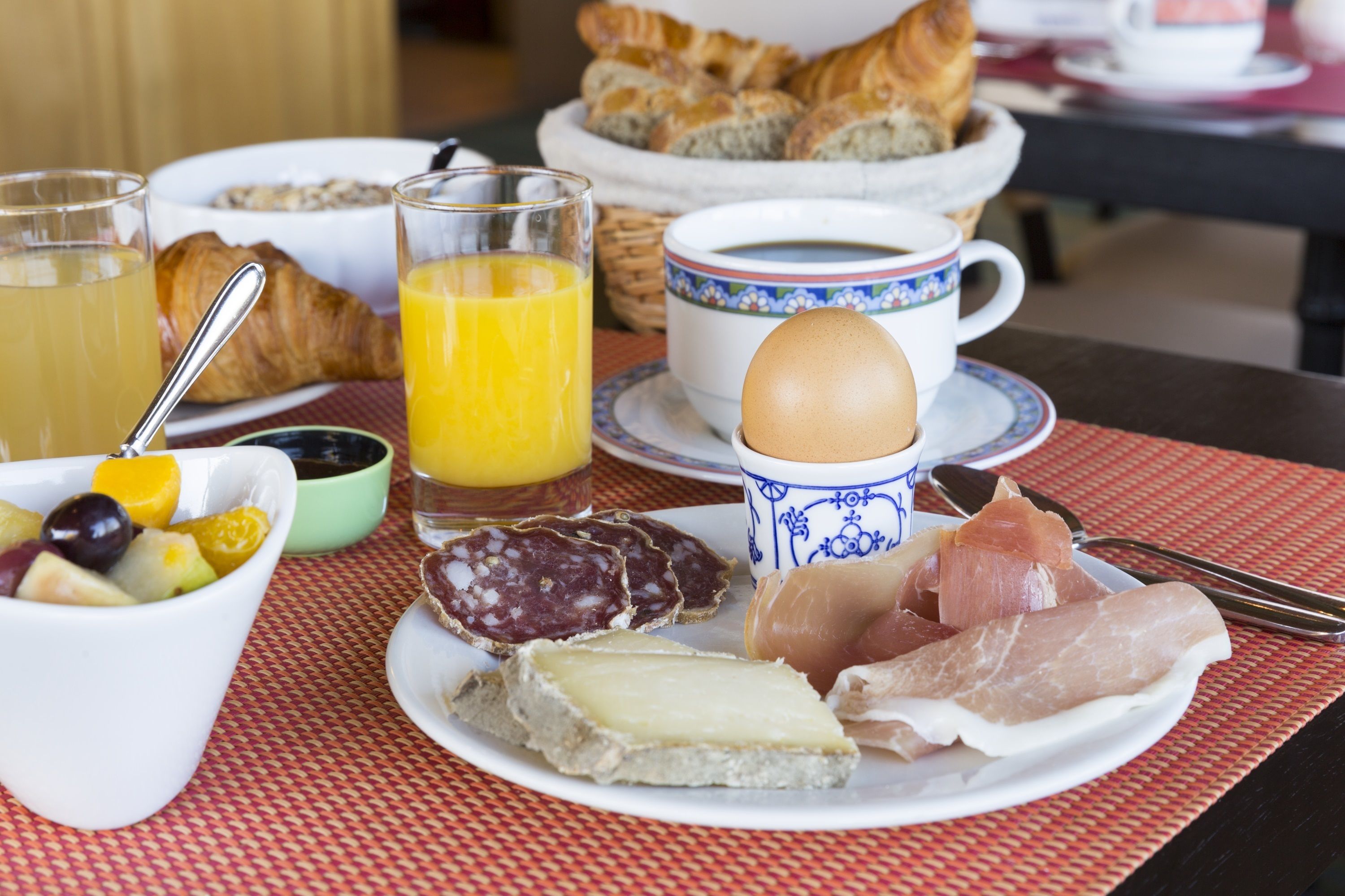 daily buffet breakfast (eur 14 per person)