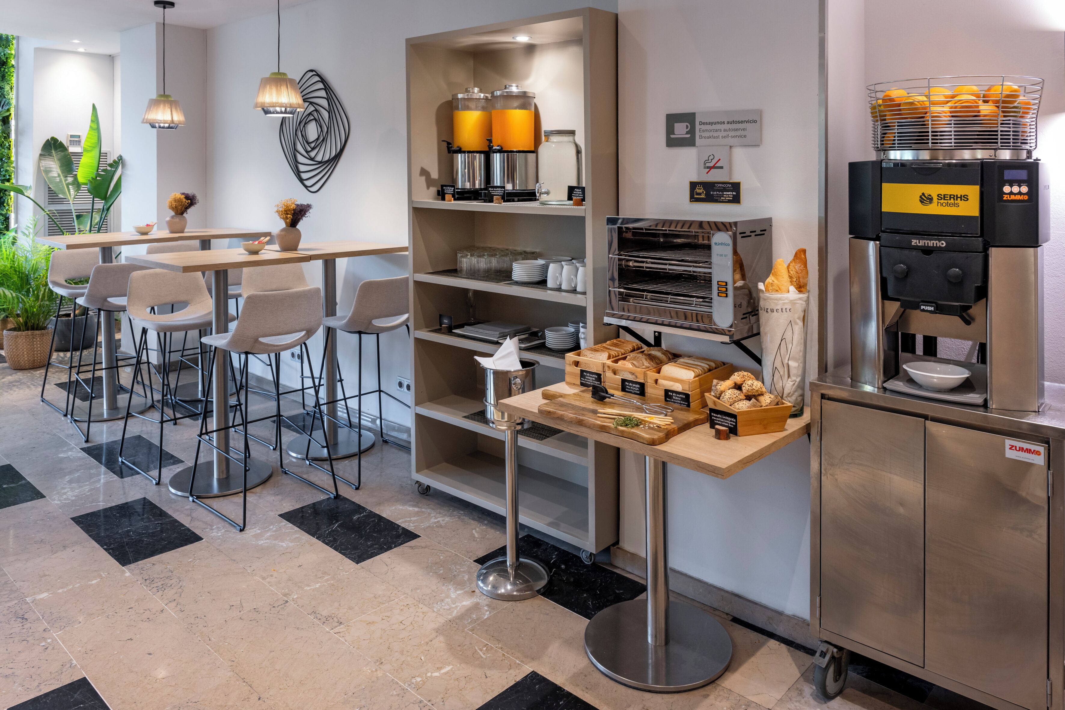 daily buffet breakfast (eur 16 per person)