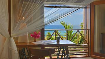 Vista a la playa o el mar