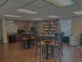 Sala de estar en el lobby