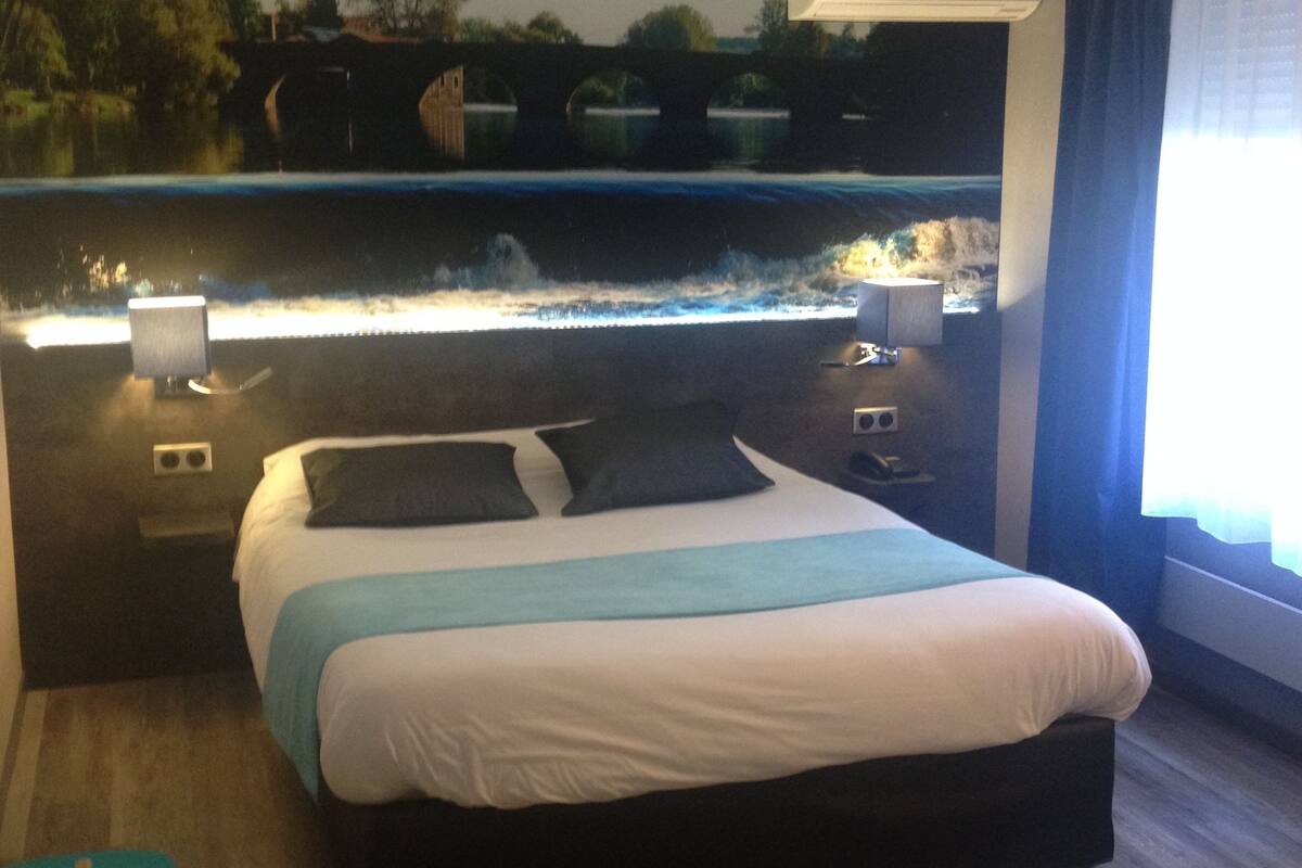 premium bedding, individually furnished, desk, laptop workspace