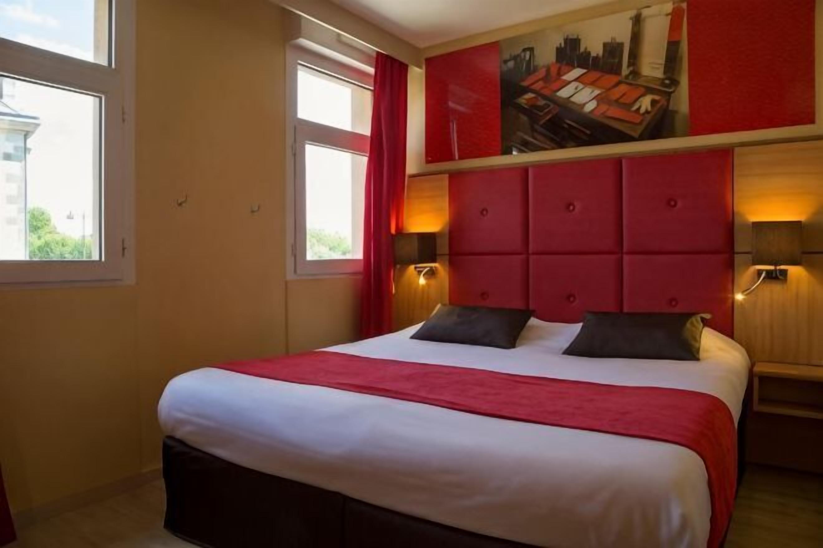 Premium bedding, individually furnished, desk, laptop workspace