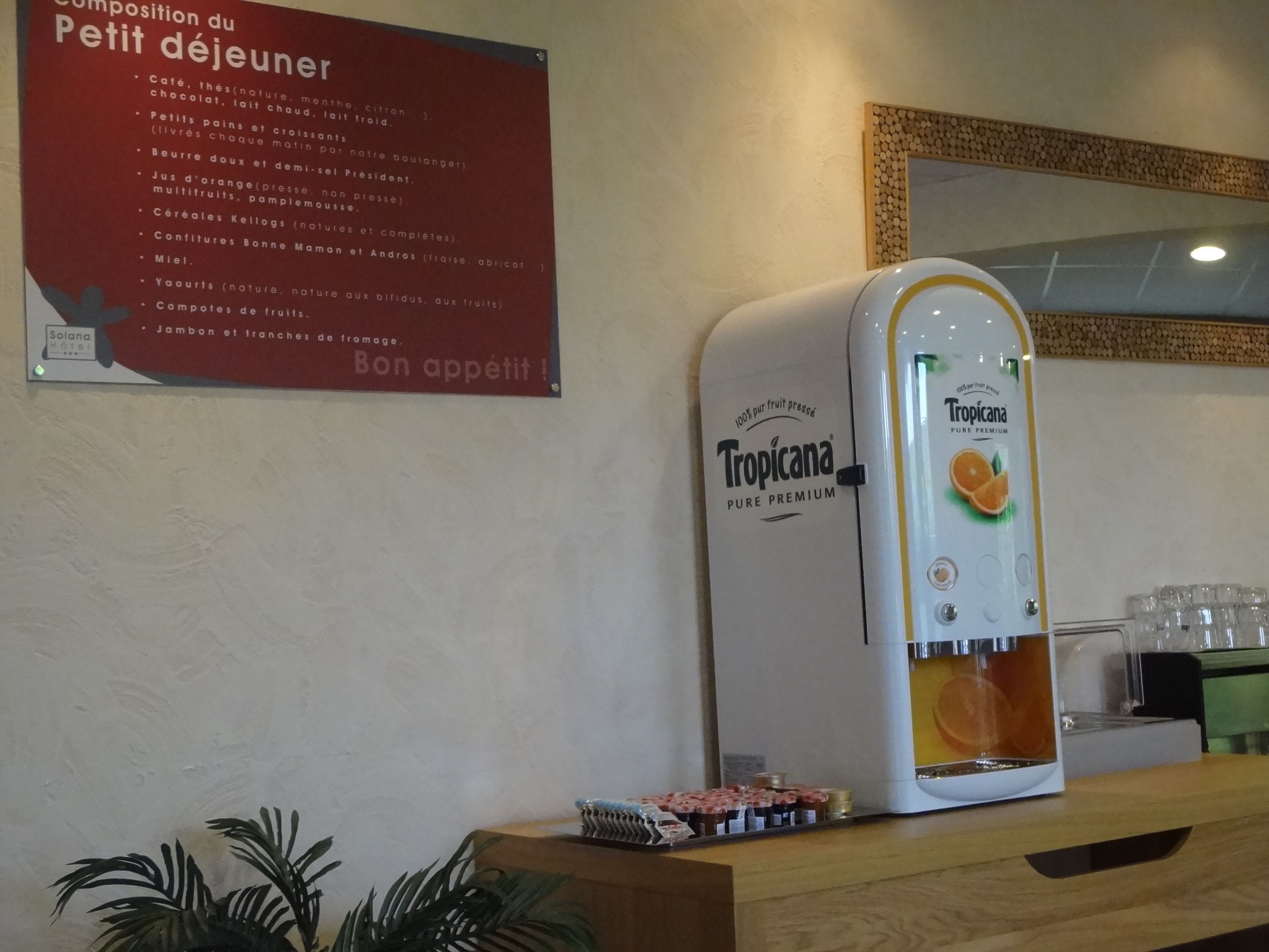 daily buffet breakfast (eur 12 per person)