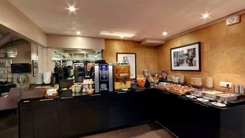 Daily buffet breakfast (EUR 15 per person)