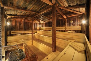 双人护理室、桑拿、热水浴缸、身体护理、水疗法、芳香疗法