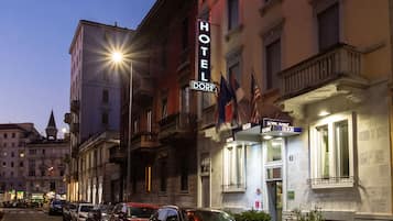 Front of property - evening/night