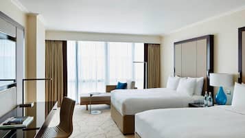 Deluxe Room, 2 Double Beds | Premium bedding, down comforters, pillowtop beds, minibar