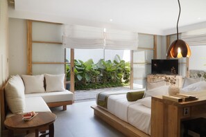 Duplex, 2 Bedrooms, Hot Tub | Premium bedding, pillowtop beds, in-room safe, individually decorated - Novus Giri Resort & Spa (Cipanas)
