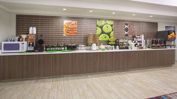 Free daily buffet breakfast