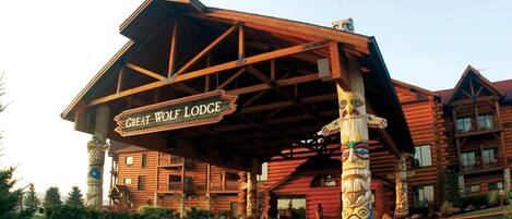 Façade de l’hébergement