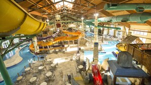 A large indoor water park with multiple slides and pools. - Great Wolf Lodge Sandusky OH (Sandusky)