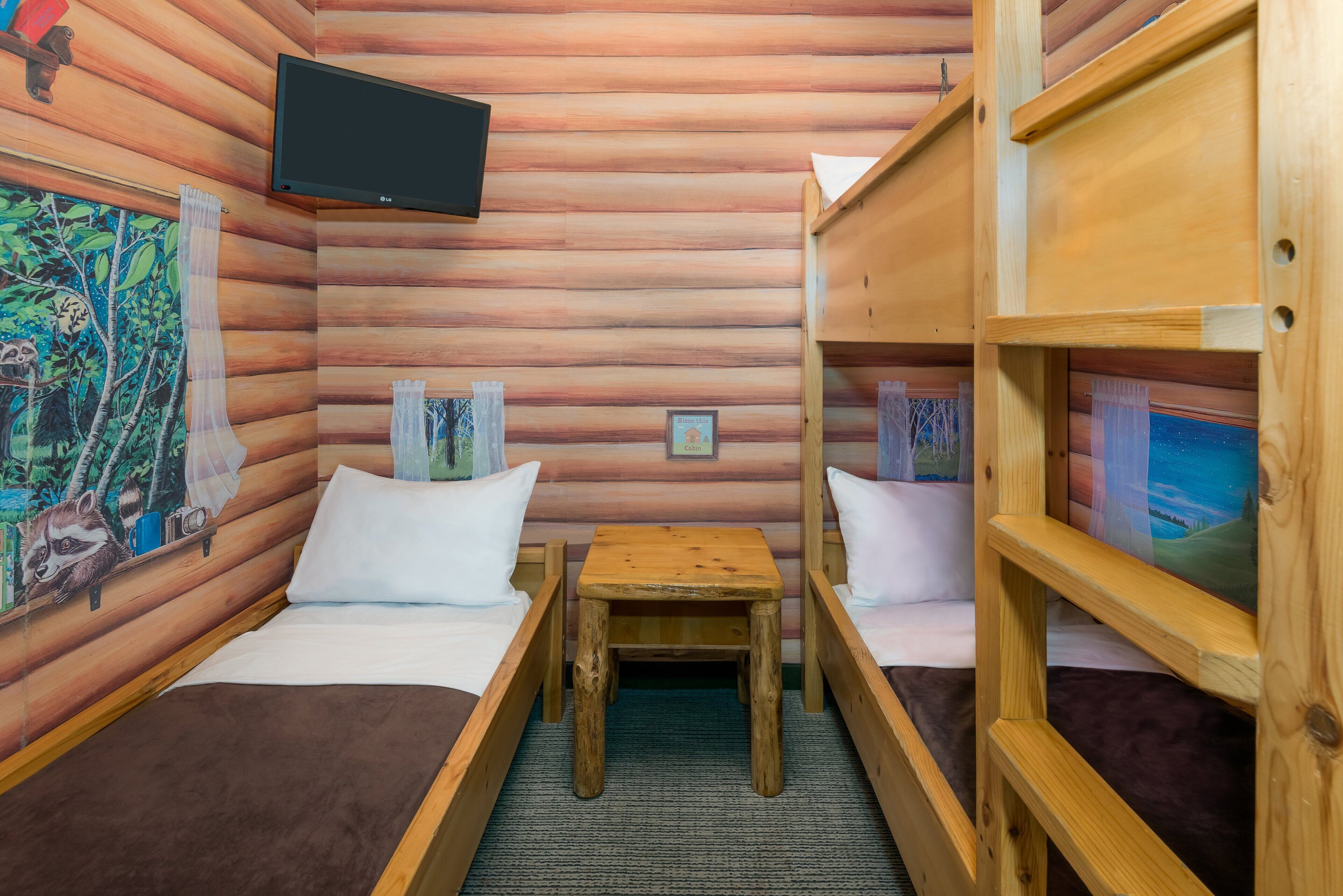 kid cabin suite - water park included | in-room safe, laptop workspace, iron/ironing board