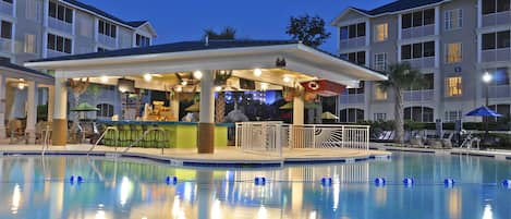 Poolside bar