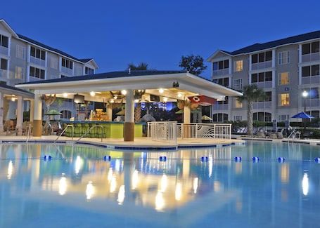 Poolside bar