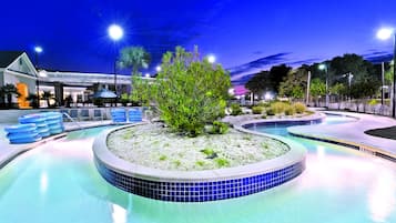 Indoor pool, 3 outdoor pools, pool umbrellas, sun loungers