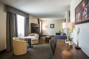 Signature Suite | Living area - Hôtel Albert par G5 (Rouyn-Noranda)