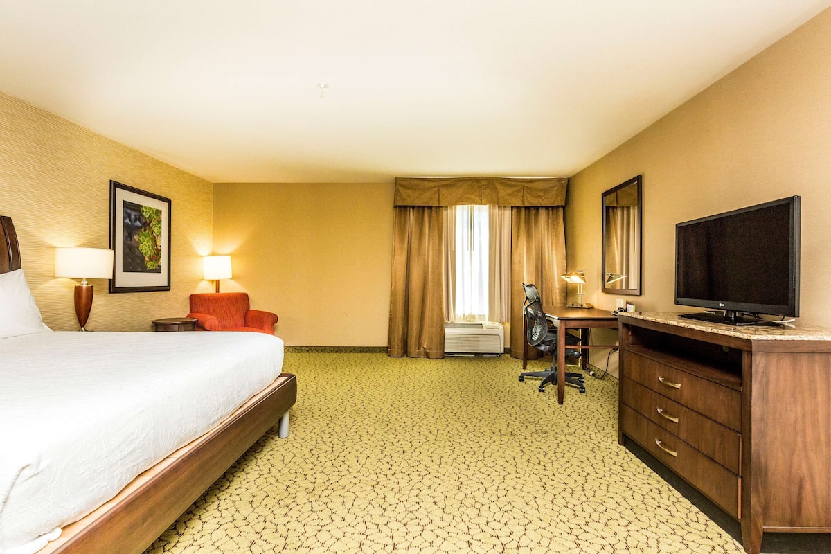 One King Bed, Non-Smoking, Roll In Shower | In-room safe, desk, blackout drapes, iron/ironing board