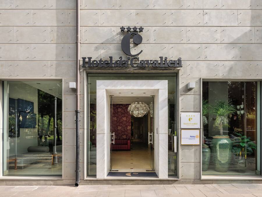 Façana frontal de l'allotjament