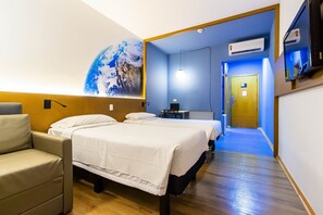 Minibar, safe på rommet, individuelt dekorert og individuelt innredet