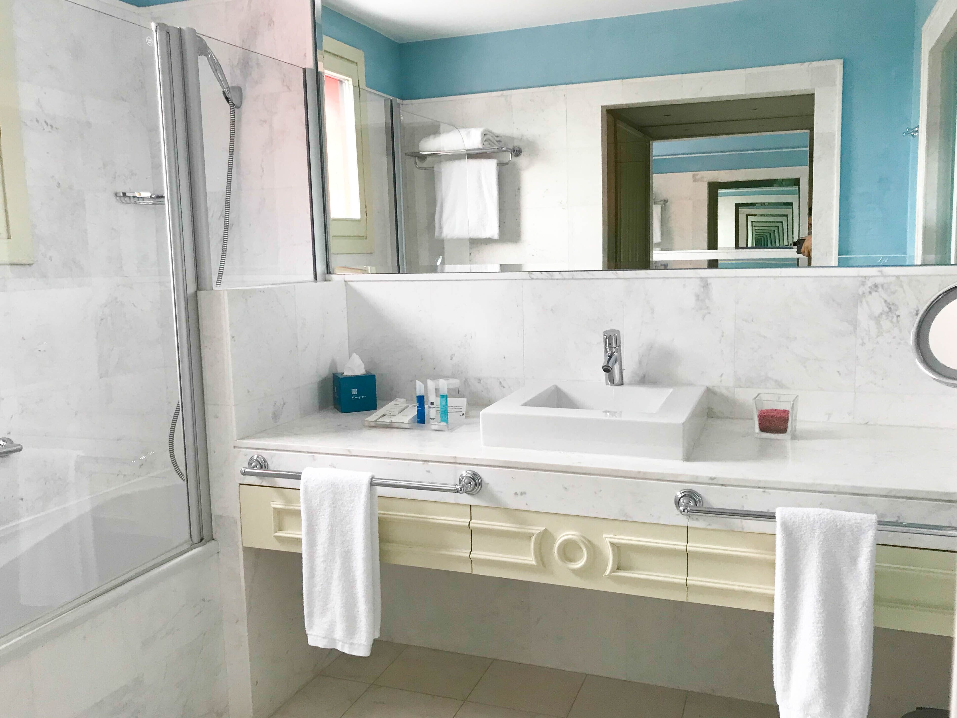 master suite | bathroom | free toiletries, hair dryer, bathrobes, slippers