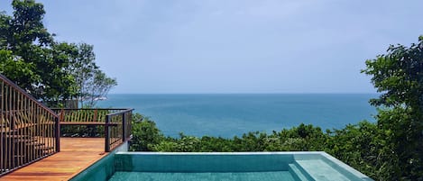 Phòng, hồ bơi riêng, sát bãi biển (Villa) | Bộ đồ giường cao cấp, nệm Select Comfort, minibar