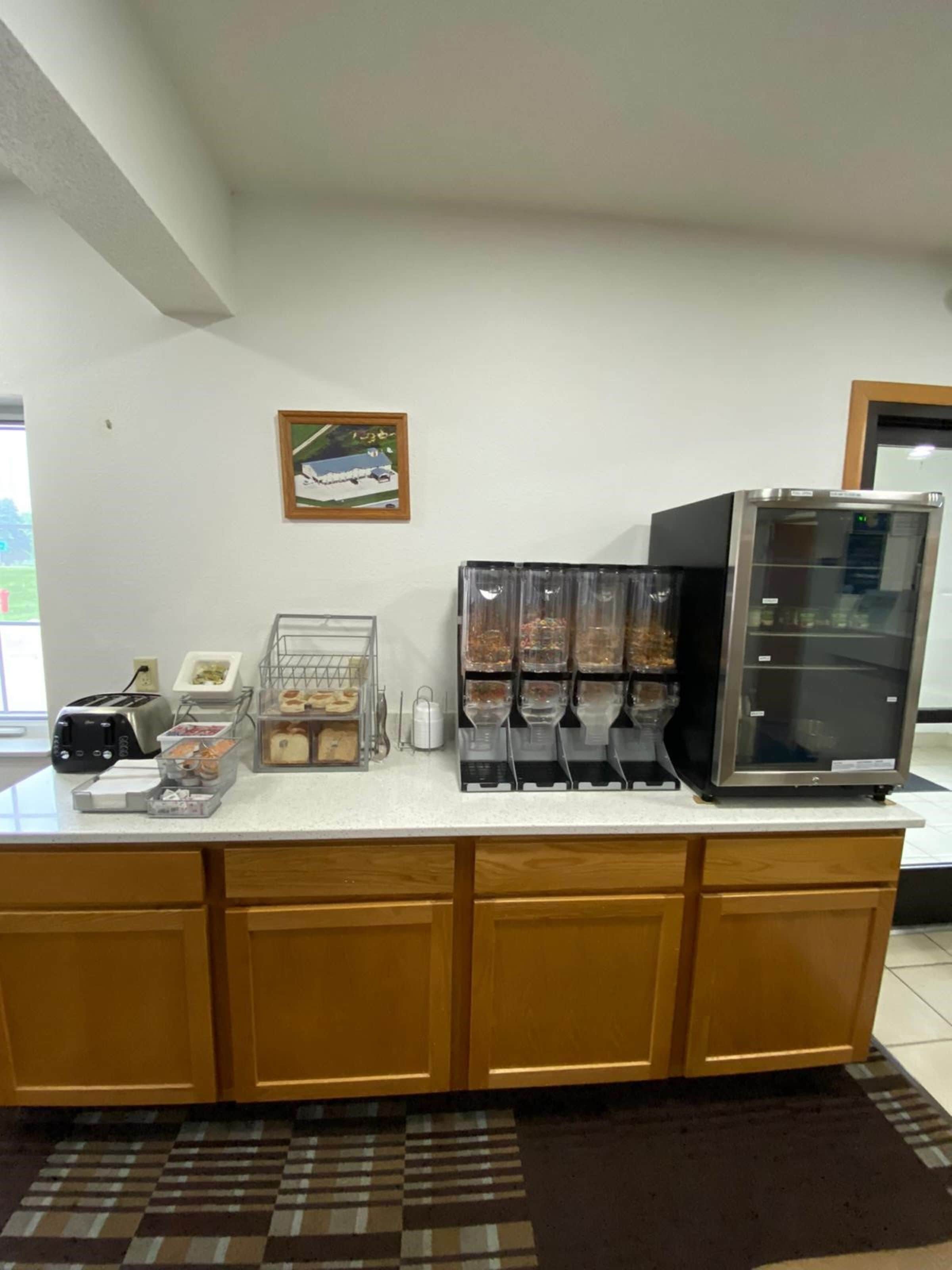Free daily on-the-go breakfast 