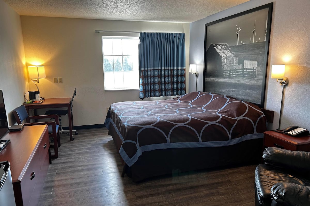 Deluxe Studio Suite, 1 King Bed, Non Smoking | Desk, iron/ironing board, free cribs/infant beds, free WiFi