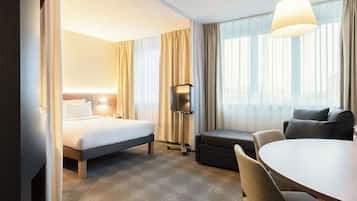 Superior Suite | 1 bedroom, premium bedding, minibar, in-room safe