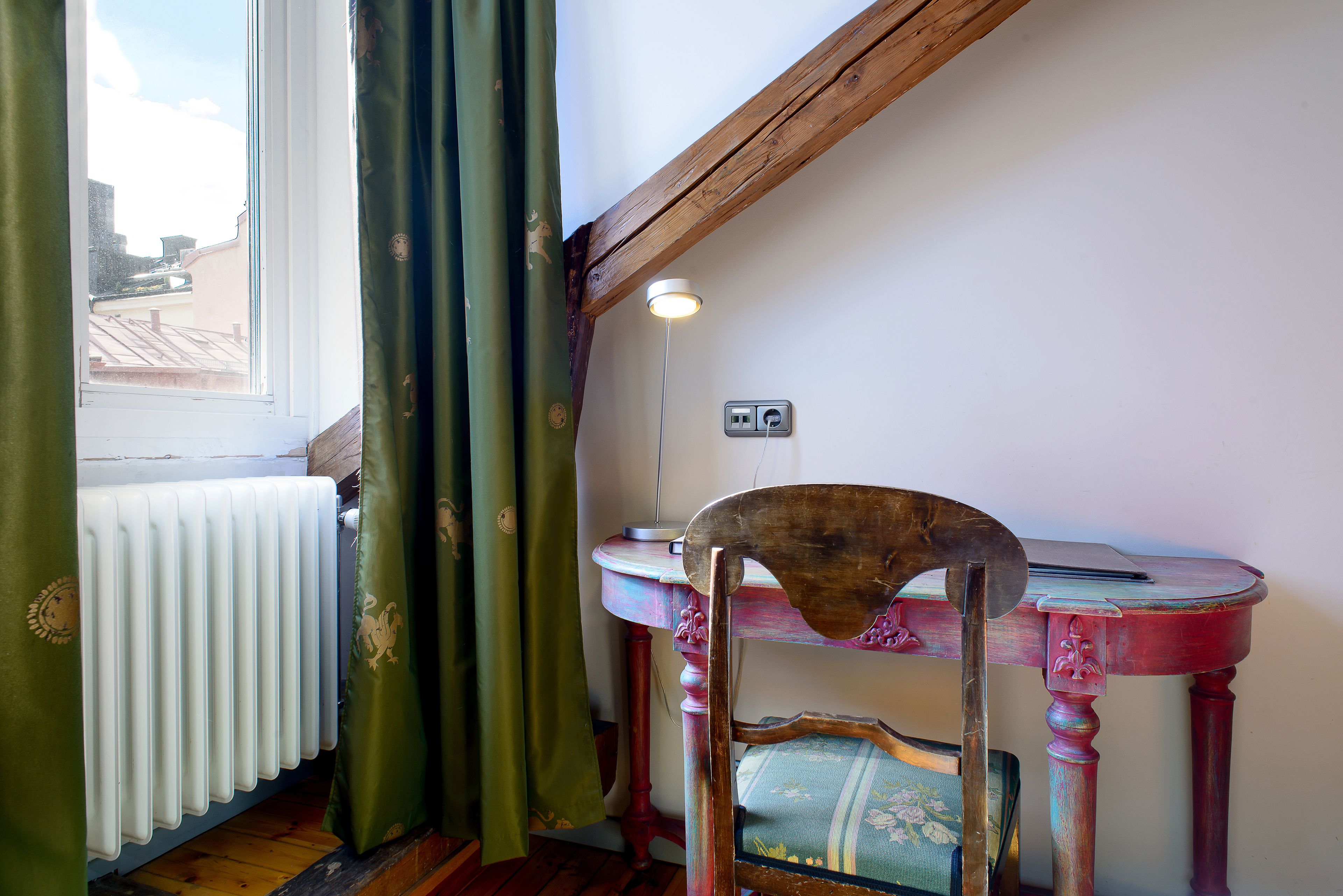 superior double or twin room | living area | lcd tv